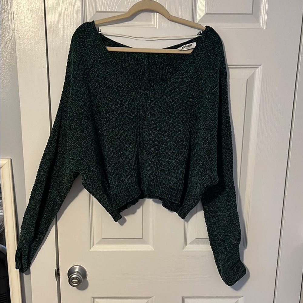 Women's Knit Green Sweater